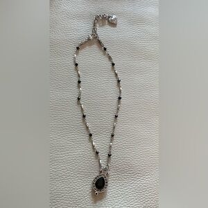 Brighton Rare Retired Necklace, Black Stone